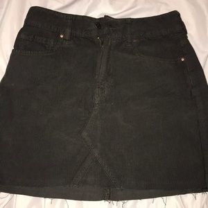 Dark olive green skirt